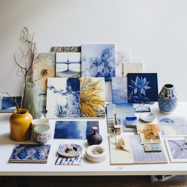 Note Section Image - Watercolor Palette on Desk
