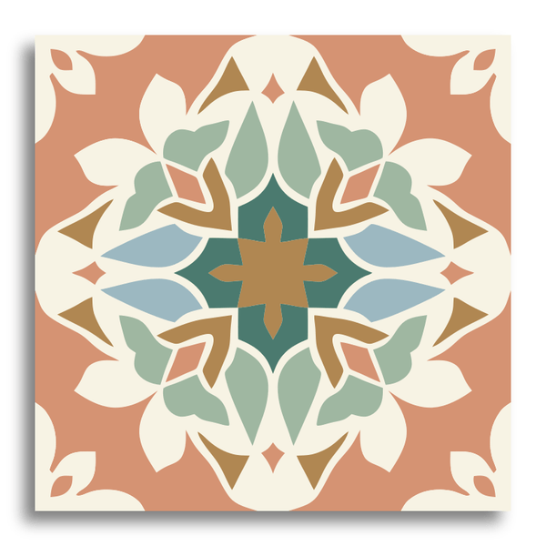 Starflower Encaustic Charm (Sample.250901.bullu)