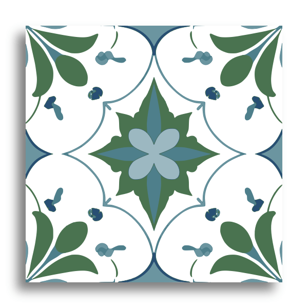 Encaustica Floralis Symmetra (Sample.250526.yrcmu)