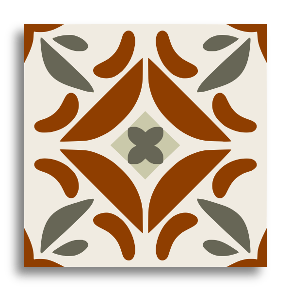 Encaustic Diamond Elegance (Sample.250730.xwrwh)