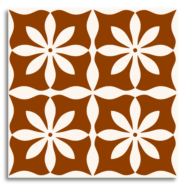 Encaustic Petalgrid Elegance (Sample.250730.ritti)