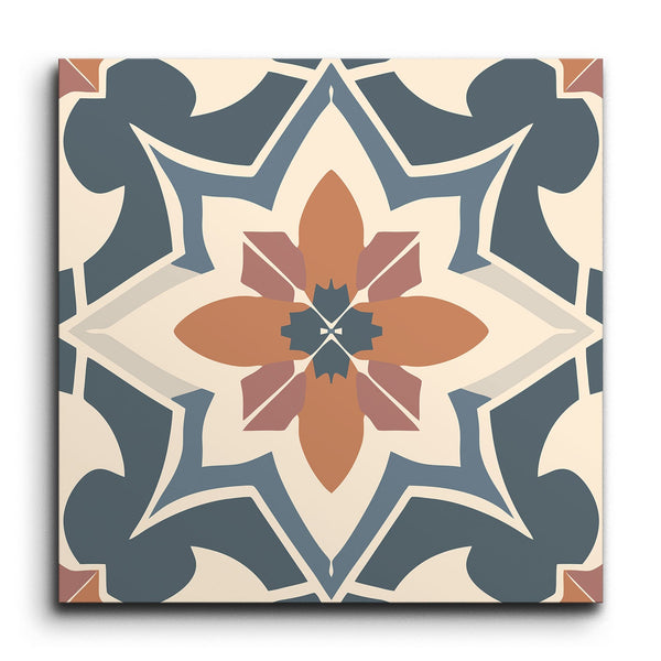 Encaustic Blossom of Terracotta Dreams (Sample.250601.ibezg)