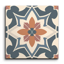 Encaustic FloraSymmetry TerraBliss Tile (Sample.250612.kzkhn)