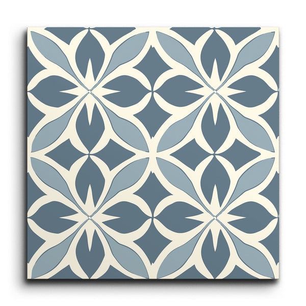 Encaustic Elegance: Floralis Geometrica (Sample.250702.zeyxm)