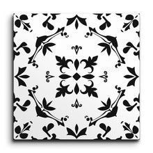Encaustic Elegance: Radial Floral Harmony (Sample.250715.nezfn)