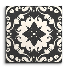 Encaustic Elegance Floral Swirl Tile (Sample.250601.vxpnp)