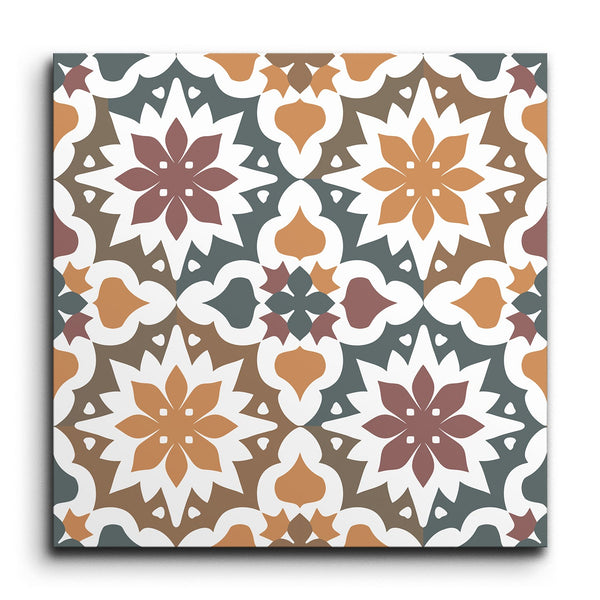 Encaustic Blossom of Terracotta Dreams (Sample.250825.wqvfv)