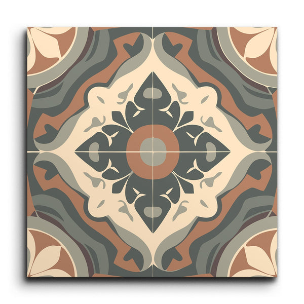 Encaustica Floralis Symmetra (Sample.250622.graqc)