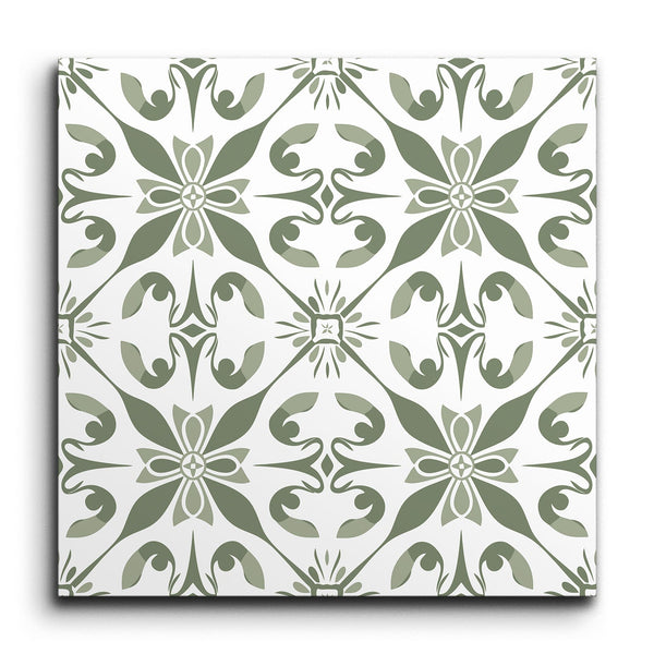 Encaustic Elegance: Verdant Whisper (Sample.250804.ycshc)