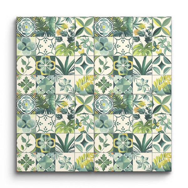 Verdant Geomora Encaustic Tile (Sample.250515.mnadq)