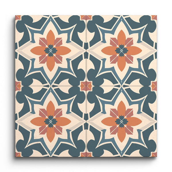 Encaustic Blossom of Terracotta Dreams (Sample.250517.hqsfy)