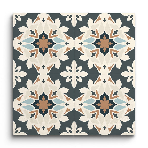 Starflower Encaustic Charm (Sample.250609.lzdqq)