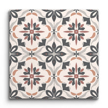 Elysian Encaustic Blossom Tile (Sample.250622.ovvbl)