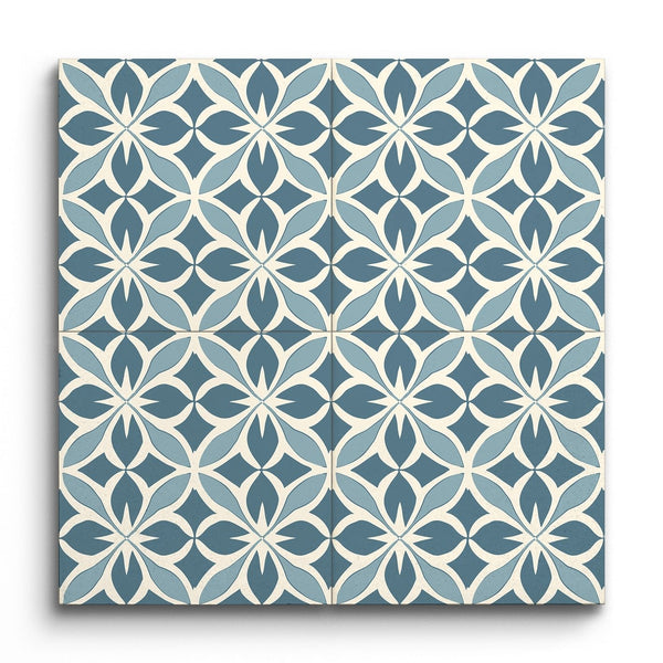Encaustic Elegance: Floralis Geometrica (Sample.250702.yjpbd)