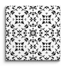 Encaustic Elegance: Radial Floral Harmony (Sample.250715.nezfn)