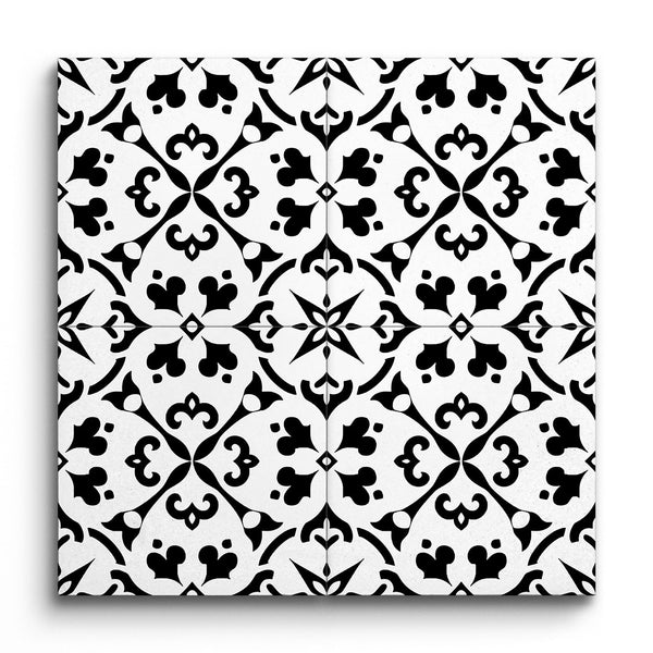 Ebonflor Symmetry Encaustic Tile (Sample.250713.fsjdd)