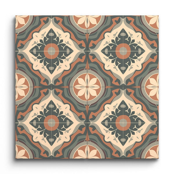 Encaustica Floralis Symmetra (Sample.250622.graqc)