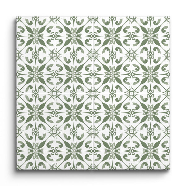 Encaustic Elegance: Verdant Whisper (Sample.250804.ycshc)